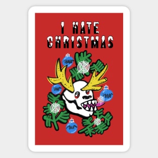 Anti Christmas I Hate Christmas Sticker